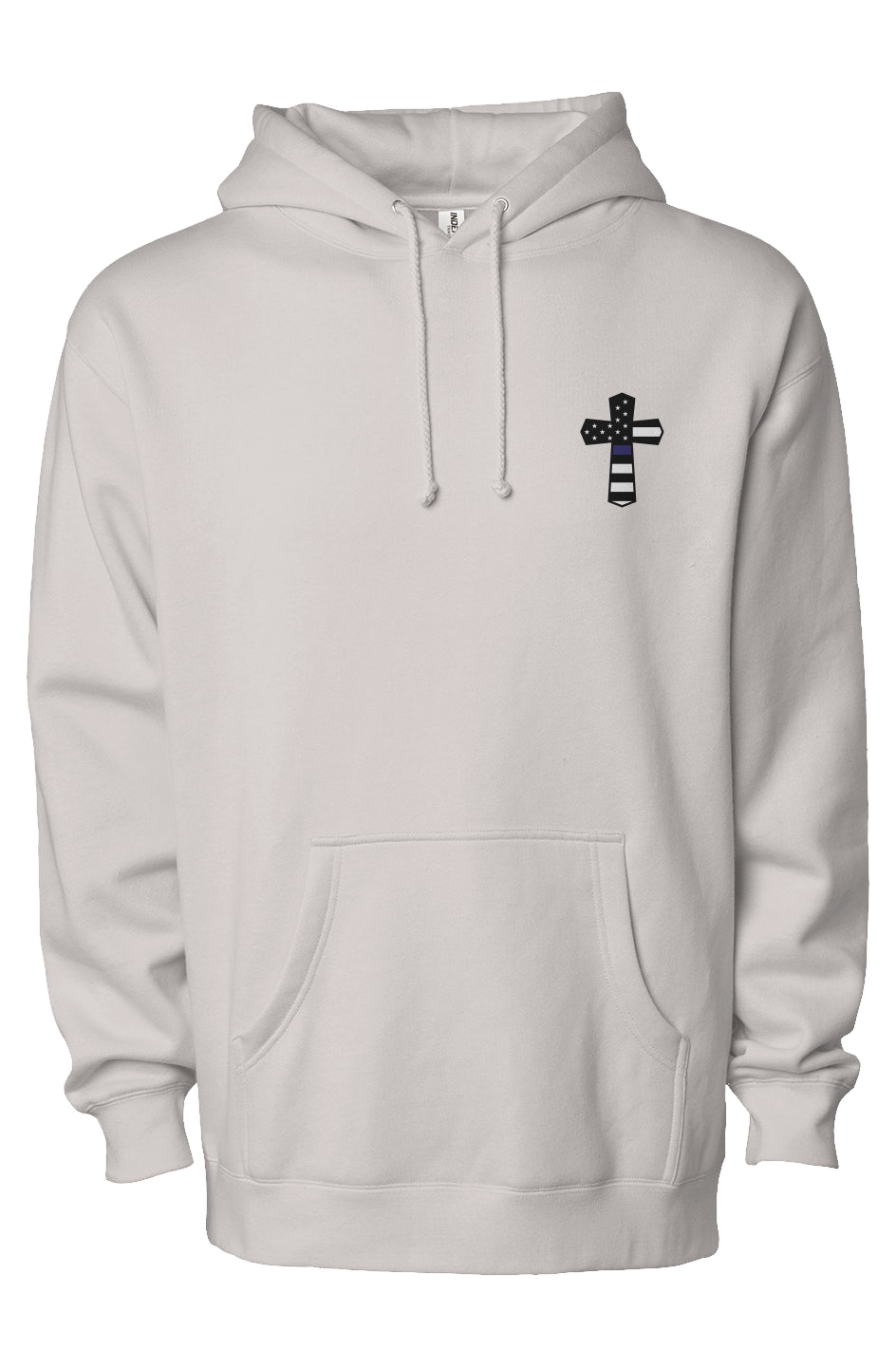 God N Country Protect Blue Line Hoodie